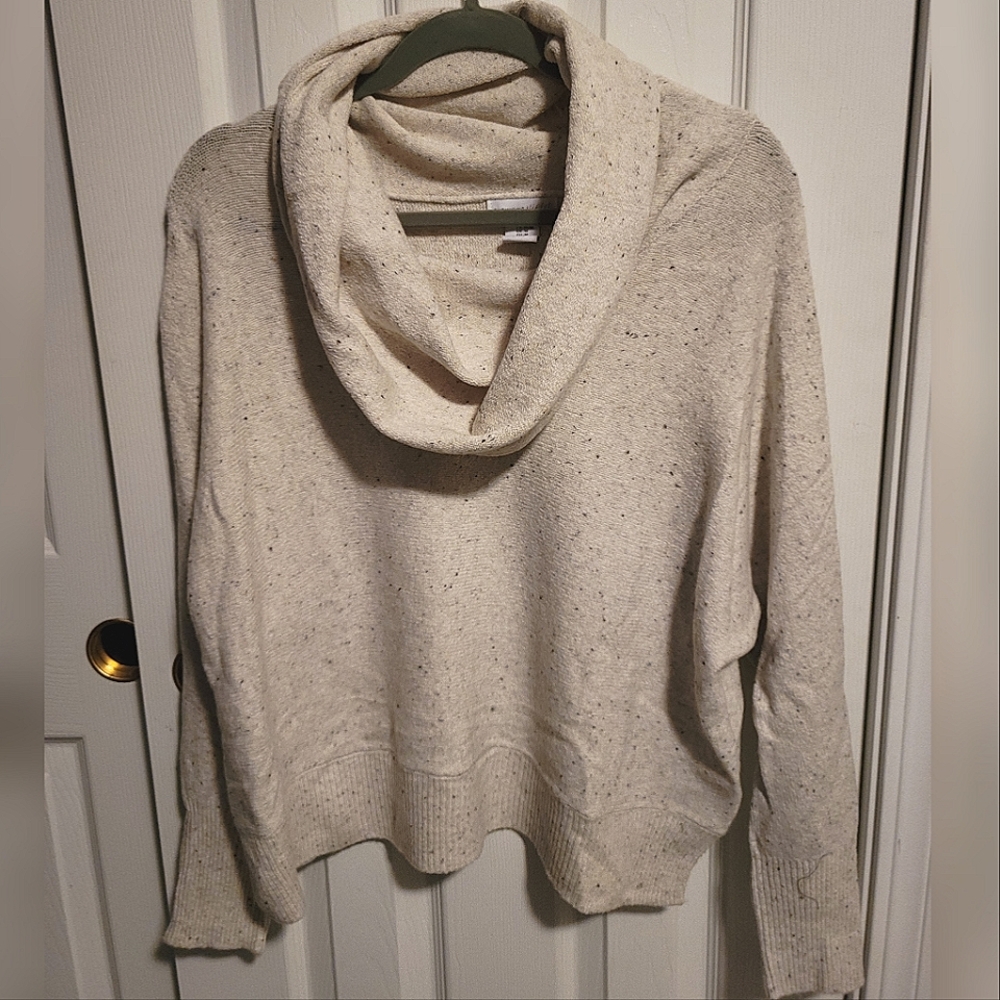 NWOT Cowl Neck Cream Sweater